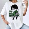 Attack On Titan Top Tees Girl Korean Clothes Kawaii Classic Anime Digital Comfortable Top Tees Classic Punk Graphic Anime