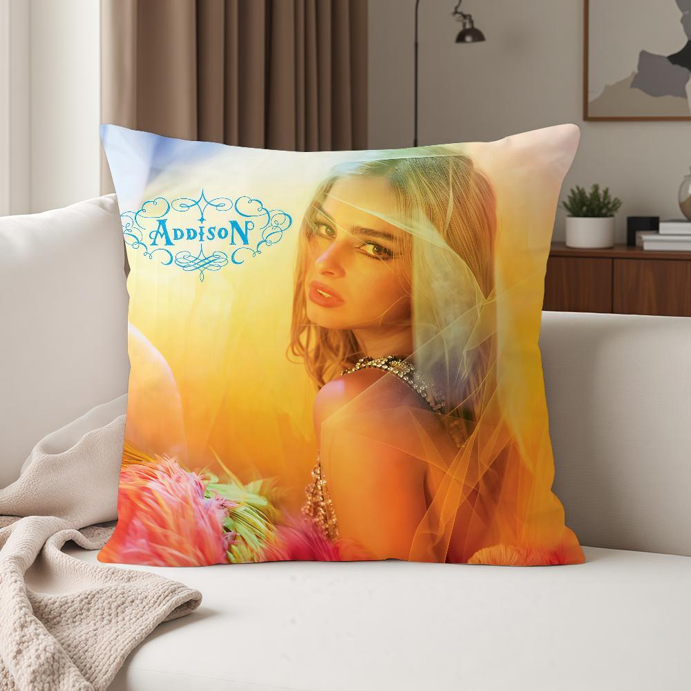 Singer AAddison Rae Addison Pillow Case Suitable For Bedrooms Living Rooms Cars Home Decoration