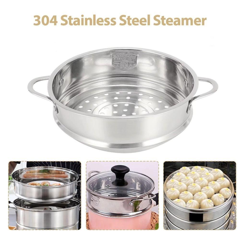 Kitchen Cooking Tool Steamer Basket with Double Ear Pot Steaming Grid New Drain Basket