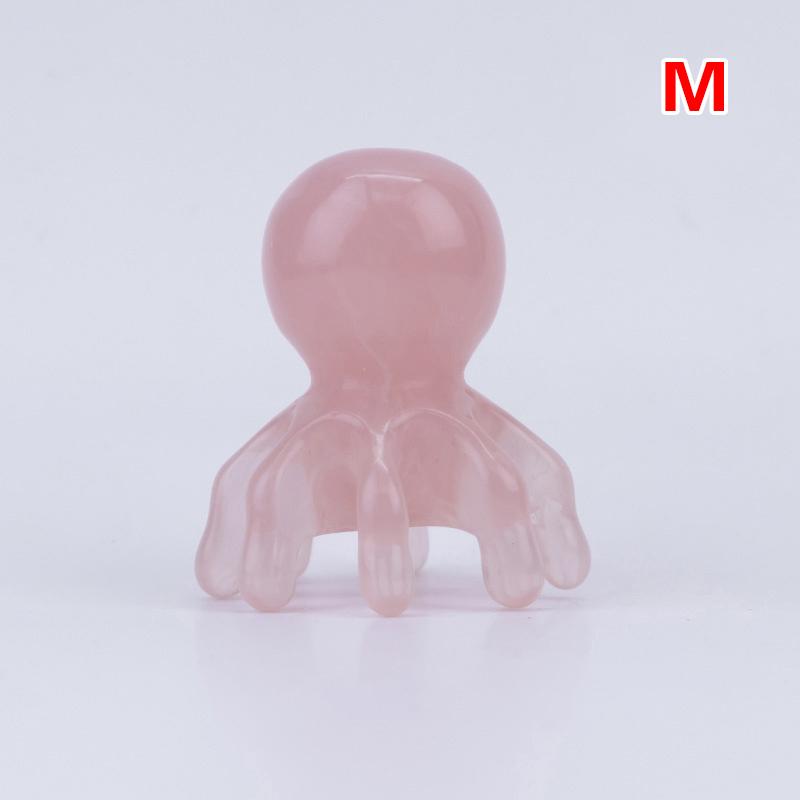 Resin Octopus Comb Head Massager Wide Tooth Meridian Scraping Scalp Brush Acupuncture SPA Gua Sha Health Deep Massage Tool