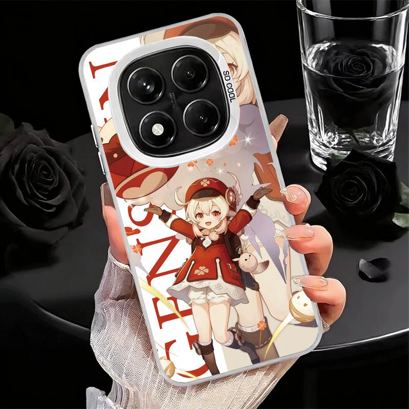 Мягкий чехол для телефона Genshin Impact Anime для Xiaomi Redmi Note 13 14 15 Pro Plus 12S 12 11S 11 11T 10S 10 Ударопрочная задняя крышка