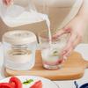 Whey Skimmer with Steel Strainer Spring Cucumber Vegetable Whey Separator BPA-Free Yogurt Strainer Yogurt Maker