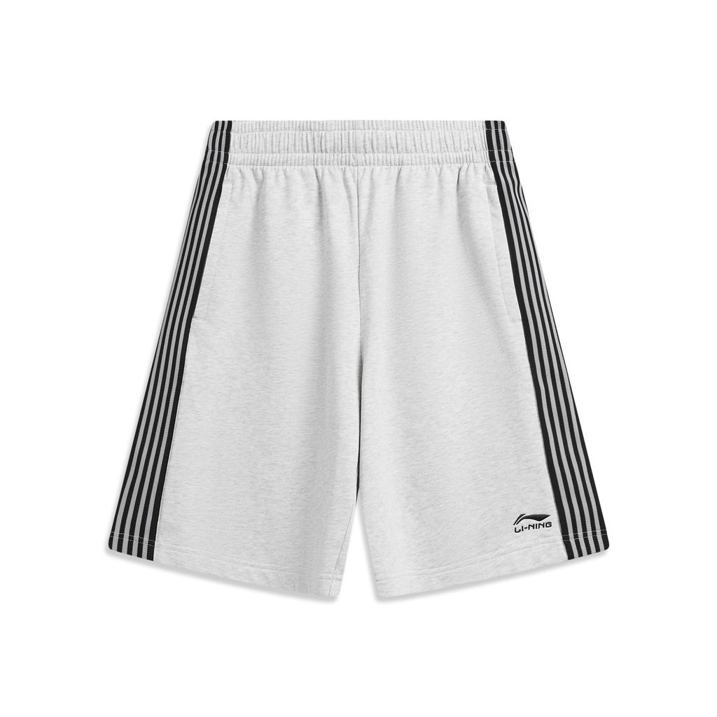 Li-Ning Полосатые Минималистичные Универсальные Мягкие Повседневные Пятиточечные Шорты Мужские шорты AKSW227-4