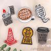 Source Embroidery Label English Letter Badge Cloth Label Clothing Accessories Patch Sticker DIY Embroidery Cloth Sticker
