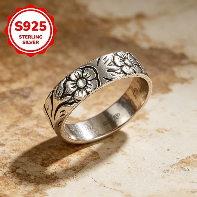 1pcs 925Sterling Silver Elegant design of the women's ring makes it a meaningful gift for her, perfect for a holiday surprise