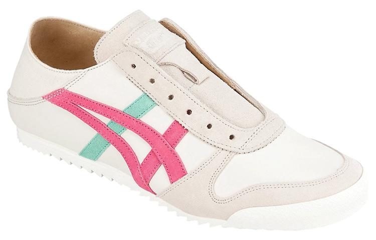 Women's Sneakers Onitsuka Tiger Hiina Slip on Shoes 'White Grey Pink' Women's