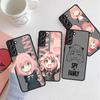 Матовый чехол SPY X FAMLY для Samsung Galaxy S22 S20 S21 FE S10 S9 Plus S8 Capa Note 20 Ultra 10 Lite Phone Fundas