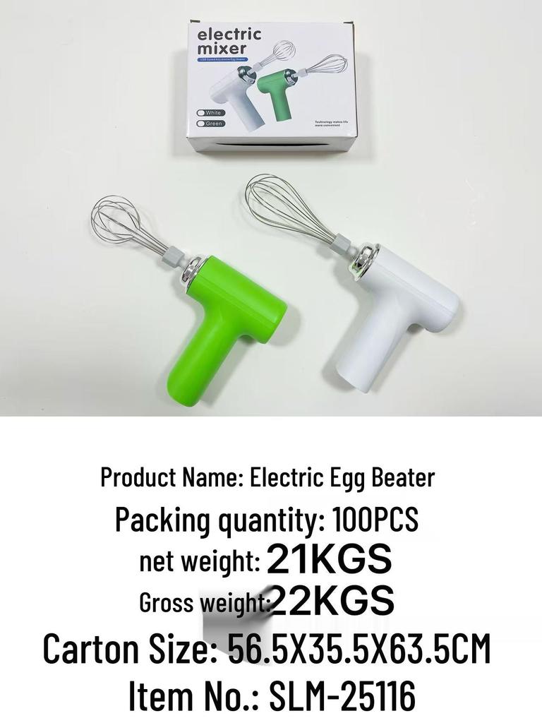 Electric Handheld Egg Beater & Whipper for Baking