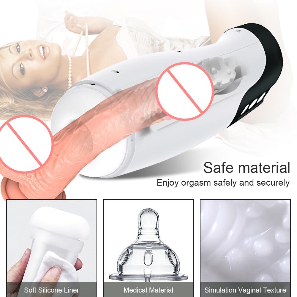 Симулятор минета Оральный вибратор Вагинальная мастурбация Киска Секс-игрушки Мужские товары Товары для взрослых Автоматическое сосание Мужской мастурбатор