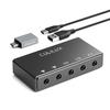 Cubilux CB5 USB Audio Interface for Recording ? USB Audio Capture Sound Card for Streaming and Podcasting, with Stereo Mic Input, Line Input, Line Out