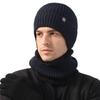 Men's Winter Snowflake Knitted Hat & Scarf Set
