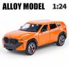 1/24 Scale BMW XM SUV Alloy Diecast Car Model Toy Simulation Off-Road Vehicles with Sound Light Spray Collection Toys for Kids Gifts