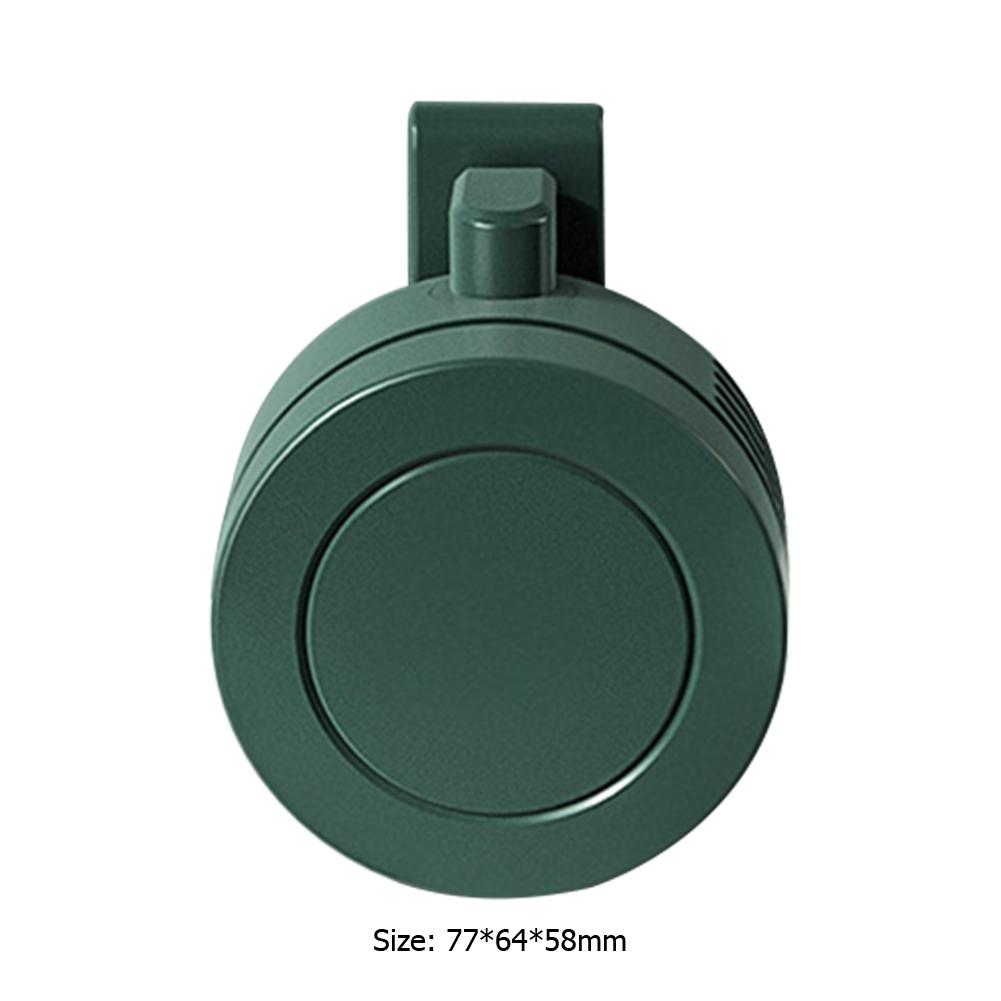 Leafless Mini Clip Fan Neck Waist Fan Air Cooling Usb 3 Speeds Fan Portable Air Cooler Rechargeable Outdoor Personal Fan