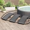 VidaXL Curved Solar Pool Heating Panels 3 Pcs 110x65cm
