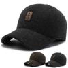 New Fashion Men's Winter Hat, Ear Protection Cap, Winter Baseball Cap, Trendy Warm Woolen Hat