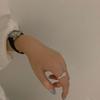Love Belt Buckle Ring Fashion Cold Wind High Sense Niche Design Sense Opening Trendy Cool Ring Female