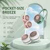 5 Speeds Foldable Cooling Fan Rechargeable Silent Fan Portable Neck Fan  For Travel,Office,Outdoor