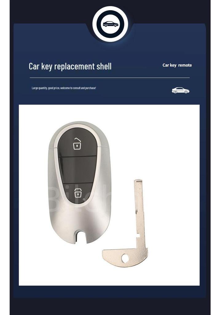 Mercedes BGA E/C/S Class 2/3/4 Button Key Shell Replacement