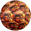 1pc African Sunset Elephant Size 5 Soccer Ball Professional Match Training Football Indoor &Outdoor Sports Ball Lightweight Durable c6568