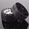 Black Four-wheel Toy Accessories Mini Rubber Wheels Model High Quality Drive Car Wheels