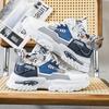 Новые мужские модные повседневные низкие спортивные туфли для студентов с толстой подошвой, удобные кроссовки для мальчиков, классические дышащие баскетбольные туфли