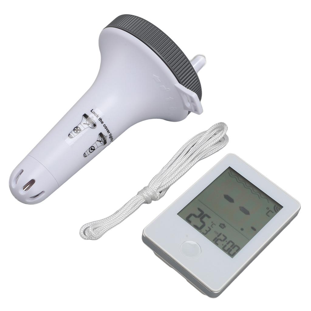 Pool Thermometer with Digital Display Easy Read Waterproof Floating Wireless Pool Thermometer for