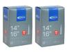 Set of 2 SCHWALBE 2SV Presta 40mm Valves for 16x1.50 (40-305), 14x1 3/8, 14x1.75, 14x1 1.5, and 14x1 3/8 Tires [Imported]