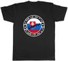Made With Love In Slovakia Mens Unisex T-Shirt Tee