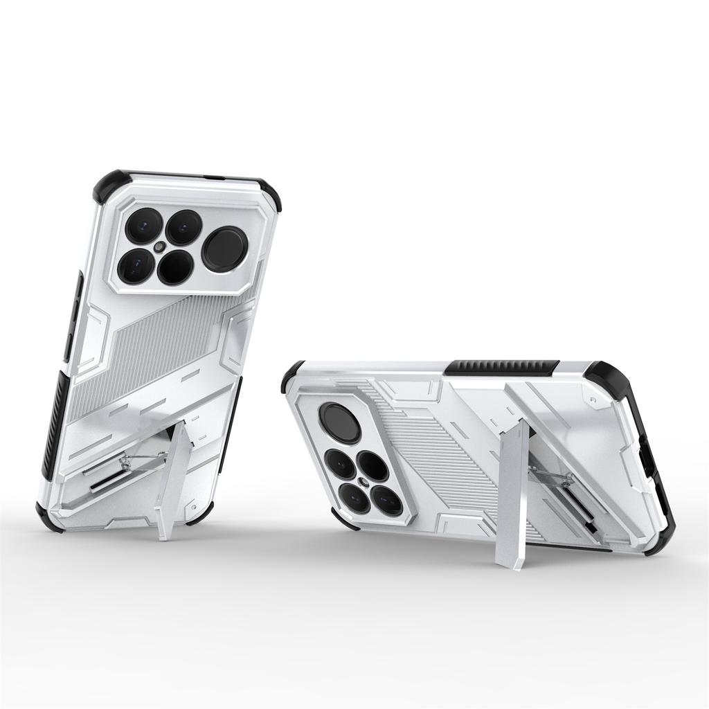 Чехол для Xiaomi Poco F8 Ultra/Redmi K90 Pro Max 5G, PC + TPU, противоударный чехол для телефона с подставкой