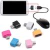 Мини-адаптеры OTG для мобильного телефона, планшета, кард-ридера, микро-USB-флеш-мыши, расширения клавиатуры для Android