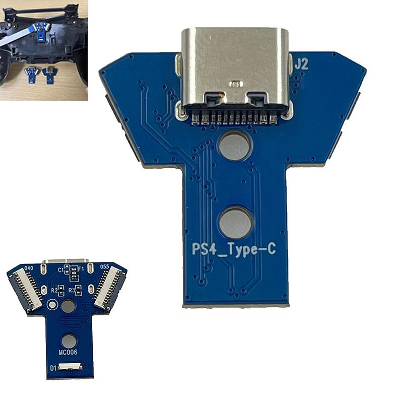1 комплект универсальный для контроллера PS4 040 050 055 DIY аксессуары для Dualshock 4 плата для зарядки USB Type-C мод