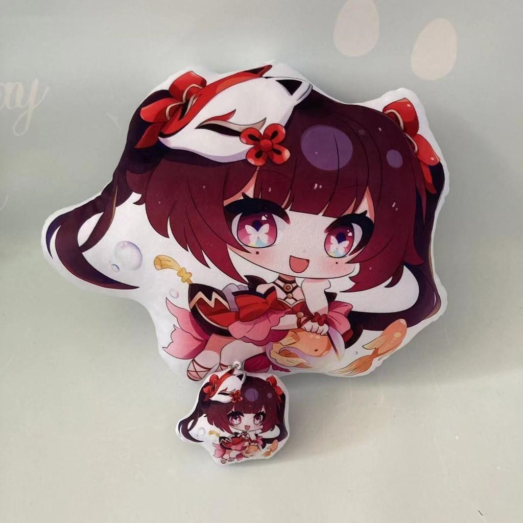 Аниме Honkai Star Rail Плюшевая подушка Мягкий кристальный вельвет Подушка для обнимания 45 см