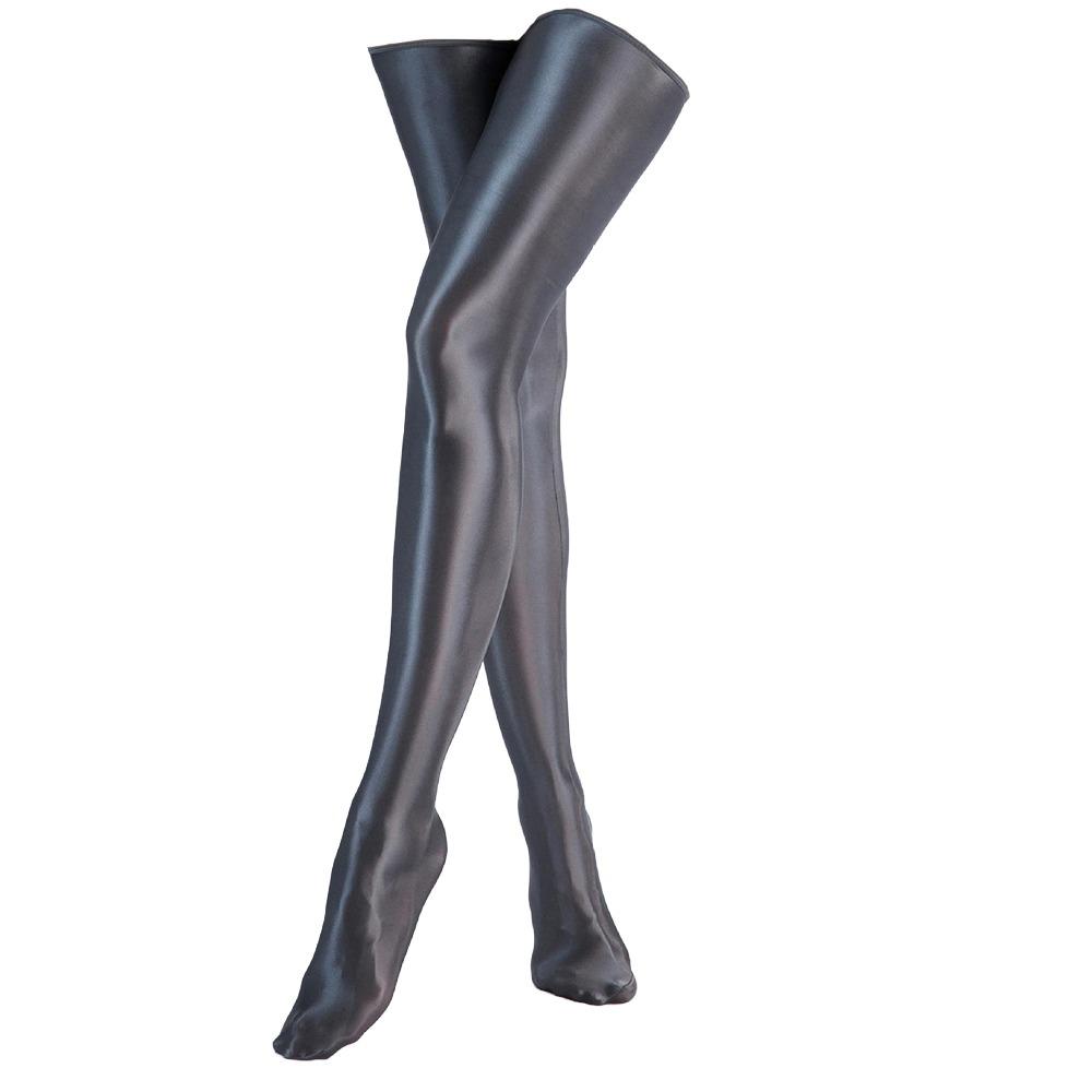 Чулки-гартеры до бедра, длиной до колена, длинные, сексуальные, до колена, модные, масляные носки, для косплея, pole dance