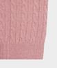 BROOKS BROTHERS [Женский] Шерстяной свитер с косами (розовый) (Bbwrwbf401)