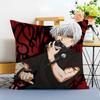 Tokyo Ghoul Наволочка Стираемая Льняная Наволочка Мягкая для Дивана Кровати Уютный Декор Домашней Комнаты