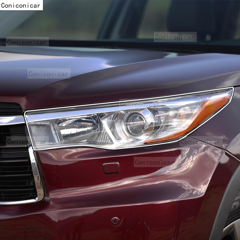 Для TOYOTA Highlander 2014-2024 Защитная пленка для фар автомобиля из прозрачного ТПУ, пленка для изменения цвета передних фар