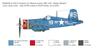 Platz Italeri Масштаб 1/72 Американский истребитель F4U-4 Corsair Пластиковый набор модели IT1453 (Самолет)