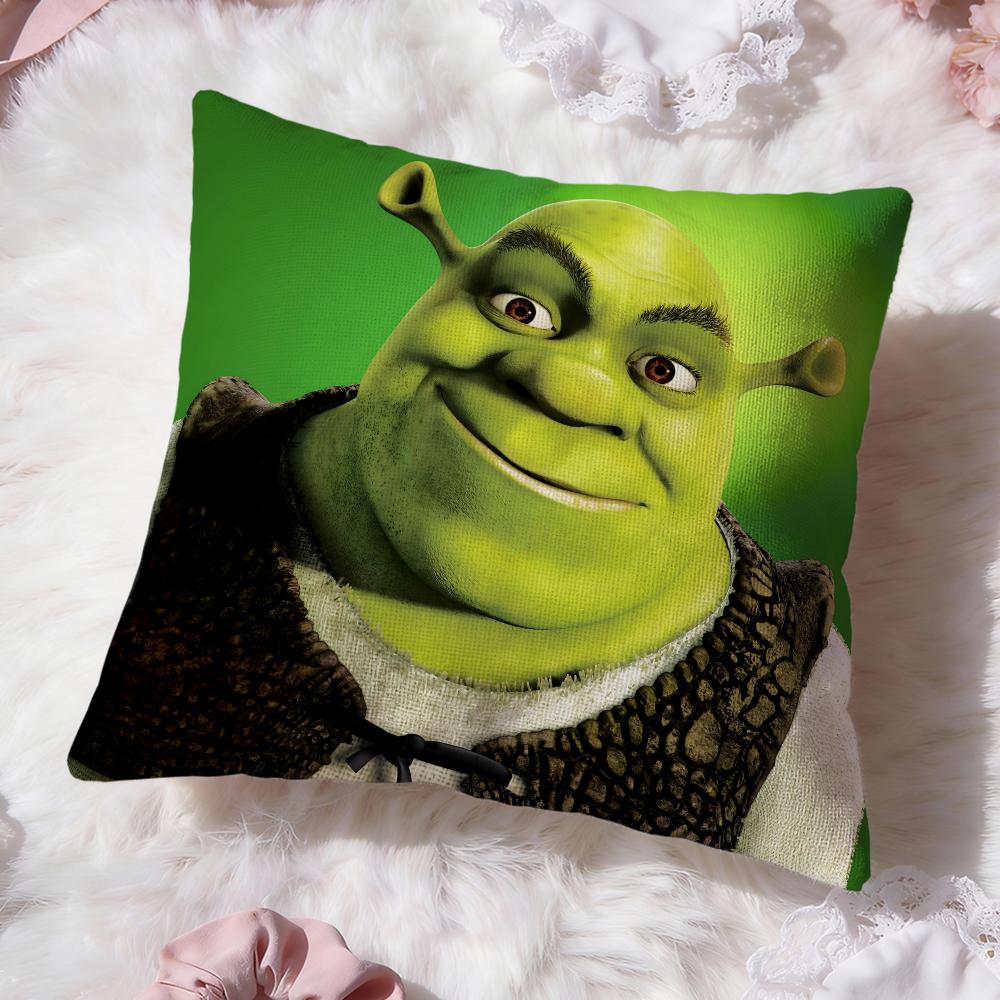 Чехол на подушку Аниме S-ShrekS Премиум-комфорт Двусторонний чехол для подушки - Дизайн "Два в одном" для любой комнаты и салона автомобиля