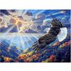Полный 5D Diy Алмазная картина Мультфильм животных Орел Мозаика Вышивка Крестом Домашний декор Ручная работа