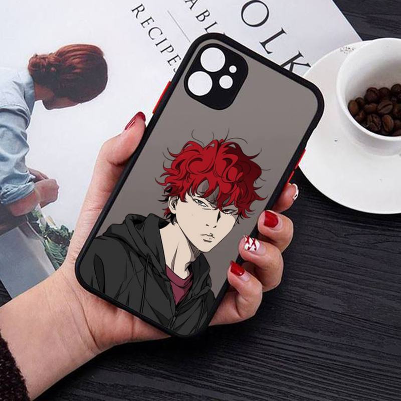 Ветрозащитный чехол для телефона Webtoon для iPhone X XR XS 7 8 Plus 11 12 13 pro MAX 13mini, полупрозрачный матовый чехол