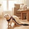Adjustable Hamster Harness Escape-Proof Rabbit Vest Leash Pet Traction Rope  for Small Animal
