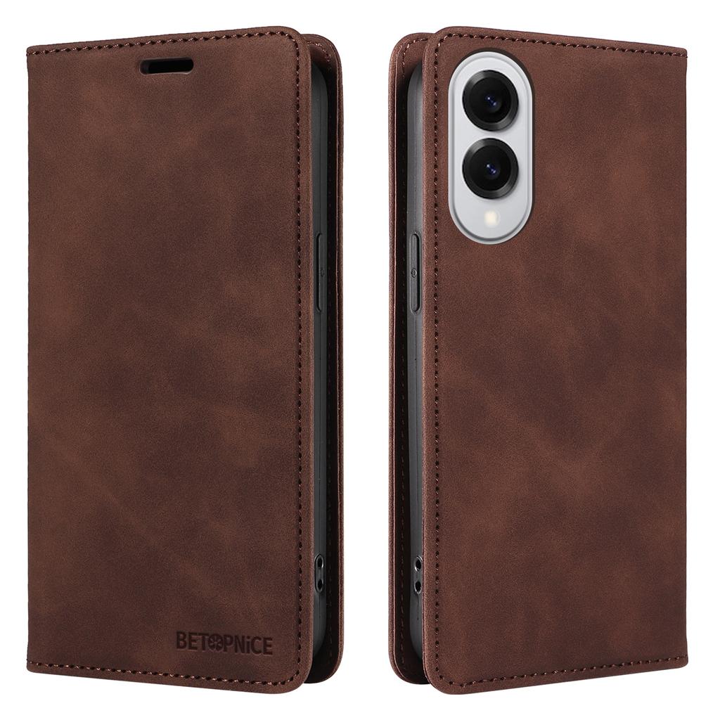 For Samsung Galaxy S25 Edge Case Wallet Leather Phone Cover with Stand