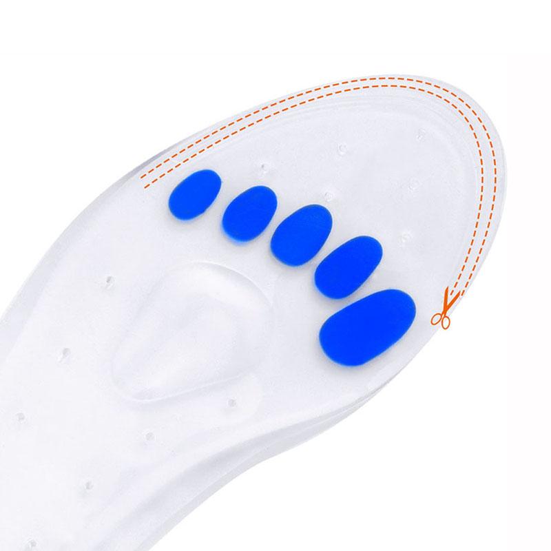 Силиконовые гелевые стельки для лечения подошвенного фасциита, боли в пятках, уход за ногами, поддержка свода стопы, ортопедические вставки, подушечки для обуви