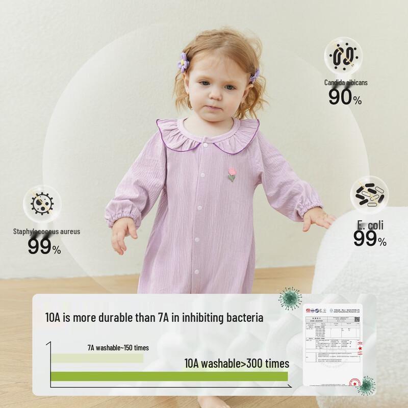 Хлопковый комбинезон для малыша с фактурой "пузырьки"