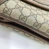 [Pre-Owned] GG Supreme Reversible Tiger Head Magnetic Closure Shoulder Canvas And Leather Trim Crossbody Bag Small - Fair #1ALHDUX