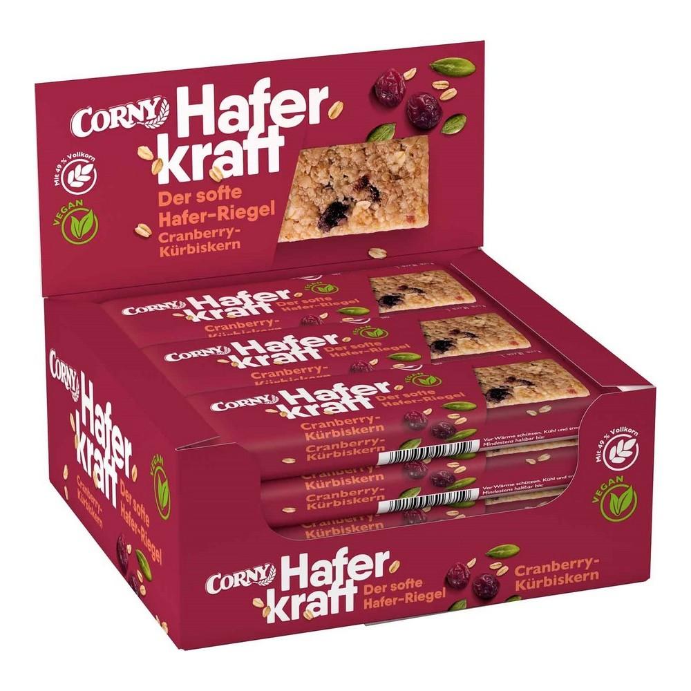 Corny Oatkraft Cranberry & Pumpkin Seed Cereal Energy Bar 12X50G