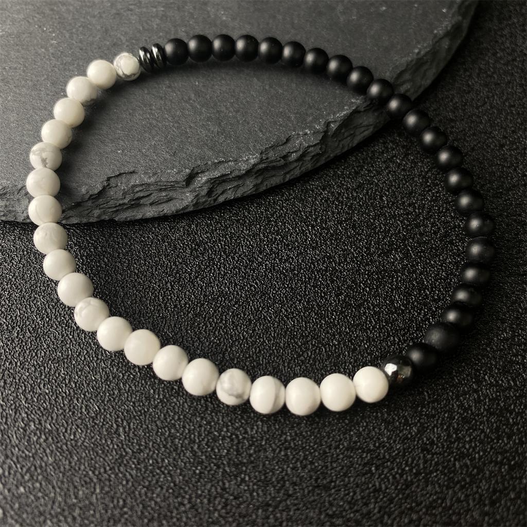 Новая мода 4 мм браслет из бусин унисекс с натуральной картой вулканический камень браслет медитация йога гематит браслет ювелирные изделия ручной работы Joias