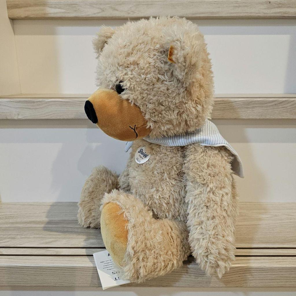 [USED] Steiff 012532 Charlie Teddy Bear Plush Toy
