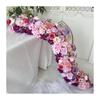 Uflower 50-200 см Искусственная Цветочная Дорожка Элегантный Искусственный Фон для Центральной Сцены Свадебной Вечеринки Домашний Декор