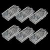 10/20pcs Beekeeping Plastic Transport Cage Push-pull Queen Cage Bee Insectary Catcher Box Apiculture Beekeeper Rearing Tools